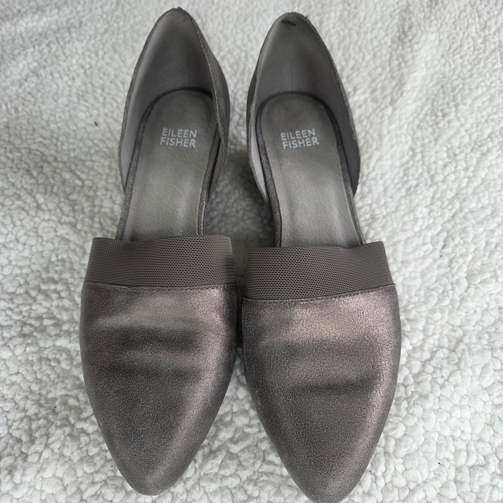 Eileen Fisher Women's Metallic Flats